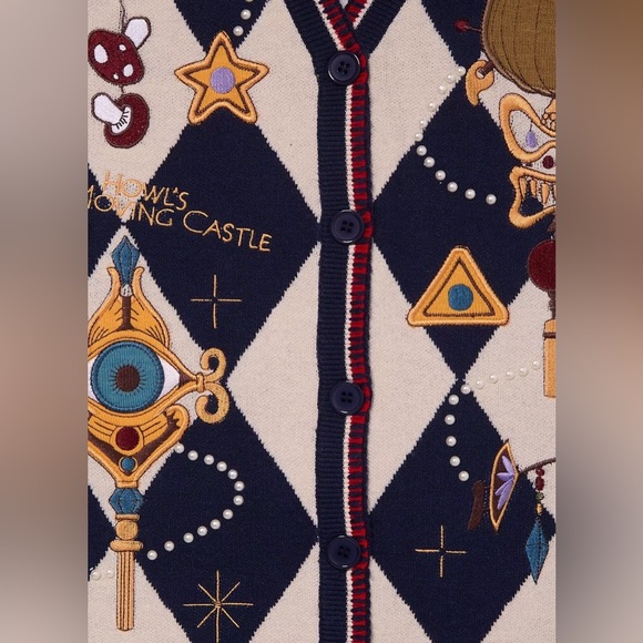 Boxlunch exclusive Studio Ghibli Howls moving castle women’s sweater vest size m - Picture 3 of 7